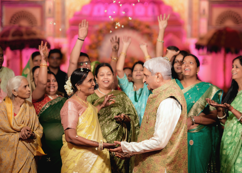 B.M. Sharma & Saroj Sharma wedding photography photograph in Jaipur, Rajasthan